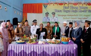 Hadiri HUT Tegal Rejo, Dukung Rencana Pemekaran Desa