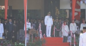 Upacara HUT RI Ke-77 di Empat Lawang Berlangsung Khidmat