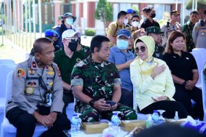 Ketua DPRD Sumsel Bersama Gubernur Saksikan Latihan Hirain/C-Rain Latma Garuda Shield 2022