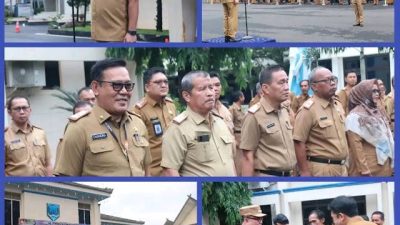 Pj Bupati Lahat Pimpin Apel Perdana Tahun 2024, Ini Pesan Beliau