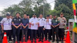 Bupati Joncik Muhammad Resmikan Jembatan Darurat Seleman Ulu