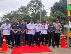 Bupati Joncik Muhammad Resmikan Jembatan Darurat Seleman Ulu