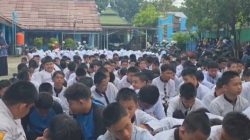 Terapkan Ujian dengan Sistem CAT, 207 Siswa SMPN 3 Lahat Gelar Doa Bersama